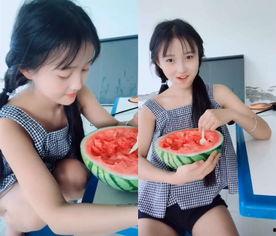 吃瓜拍照p图,趣味P图，解锁夏日吃瓜新姿势